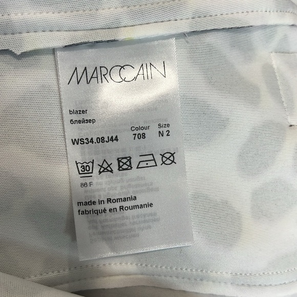 Marc Cain Leopard Print Blazer Size 2 - Picture 10 of 10